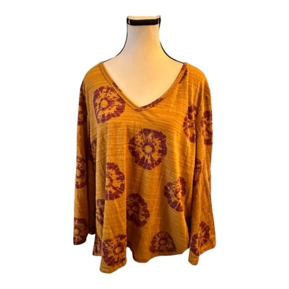Women’s XXL Wonderly Boho Kimono Sleeve Top 18 20 - Picture 1 of 9